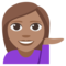 Person Tipping Hand - Medium emoji on Emojione